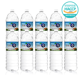 천연미네랄 생수 함평나비수 2L 1BOX(9병)