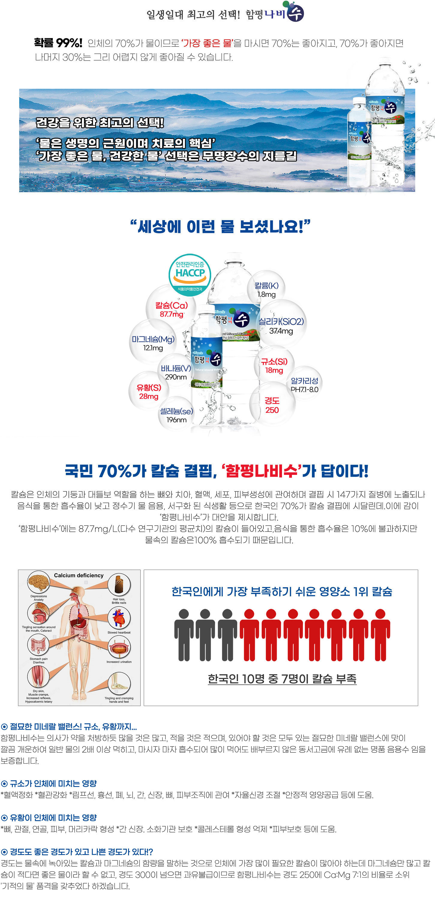 압도적 미네랄 밸런스! 몸이 좋아진다 함평 나비수
